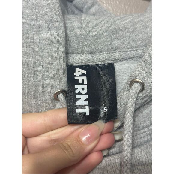 4FRNT Skis Mountain Graphic Snowboarding Hoodie Sweatshirt Men's Small - Picture 5 of 10